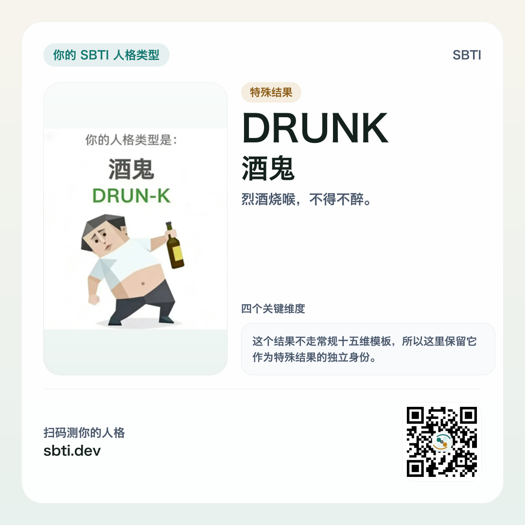 酒鬼 DRUNK 分享卡片