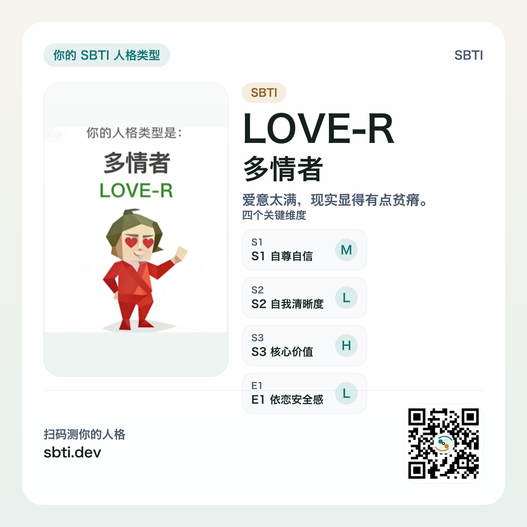 多情者 LOVE-R 分享卡片